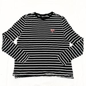 Keith Haring Vertical Striped Long Sleeve Top Size Medium